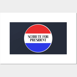 Schrute for President Posters and Art